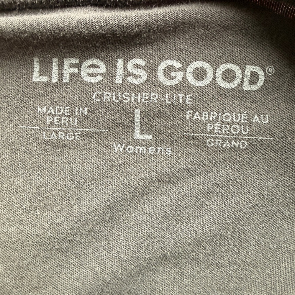 Life is Good Women's "The Ocean is my Medicine" T-Shirt Size L - Picture 4 of 5